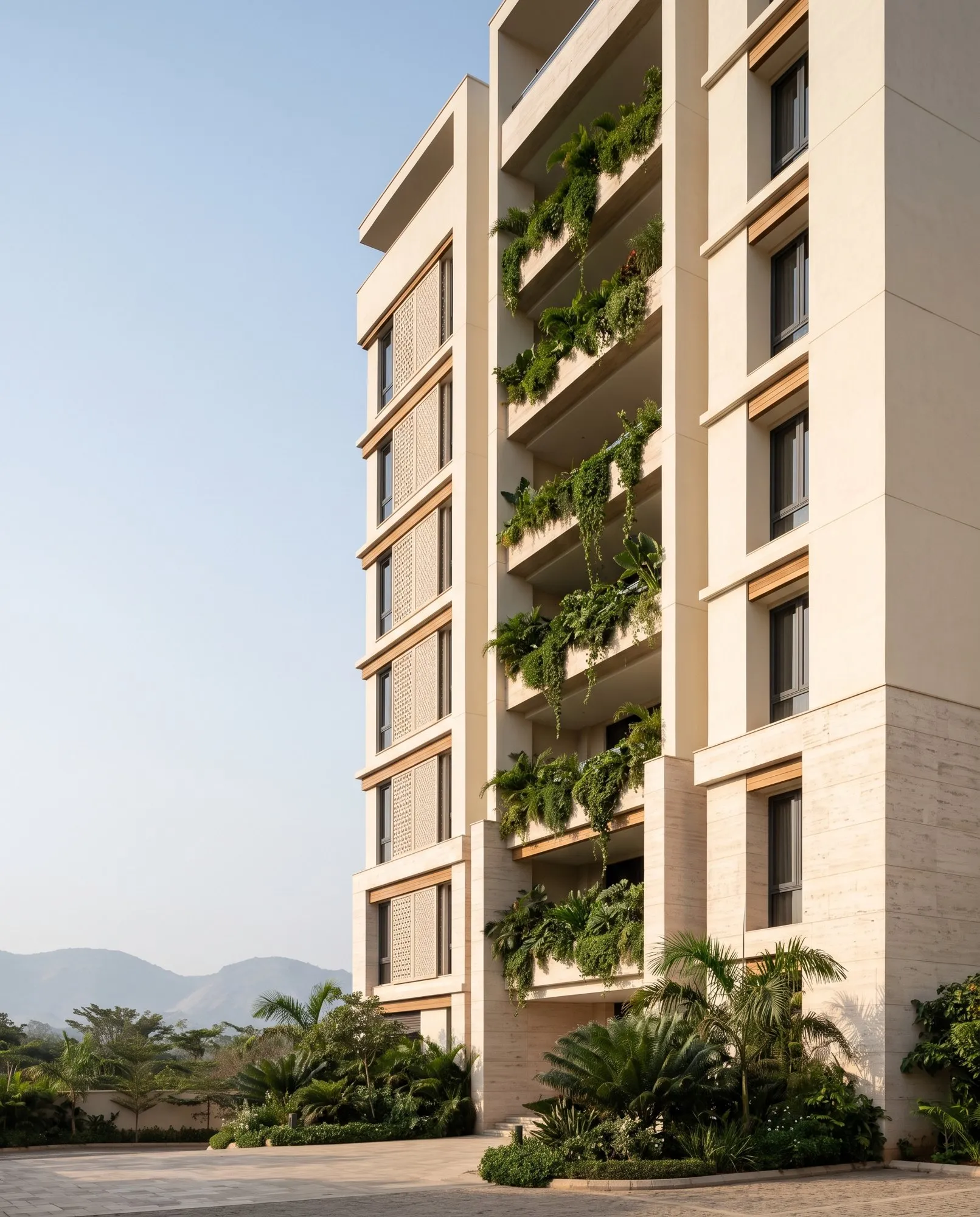 Contemporary residential tower